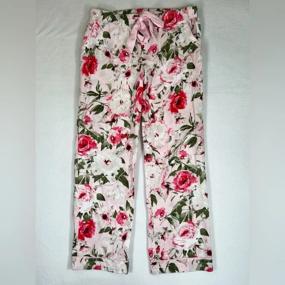 NEW YORK & COMPANY Women’s Bloomcore Garden Roses Pajama Pants Size Medium - Picture 1 of 10